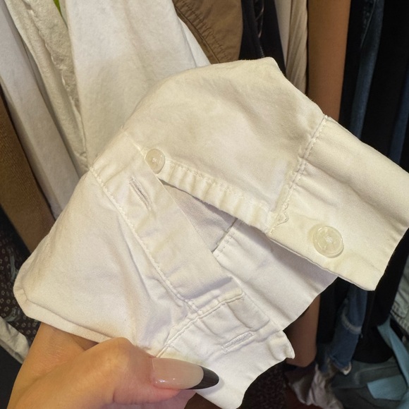 Zara White Shirt with fun patches - Picture 6 of 6